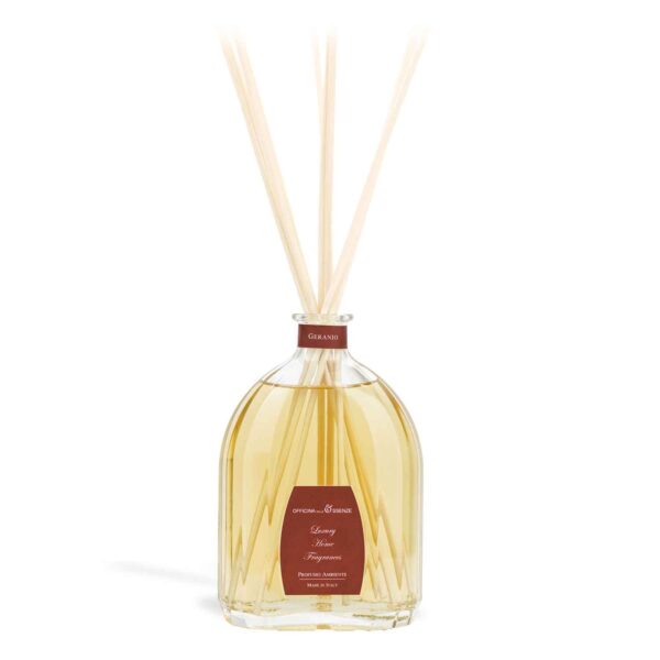 Geranio - Home fragrance diffuser with essential oils, 500 ml